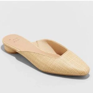 A new day beige Mandy mules women size 5 new